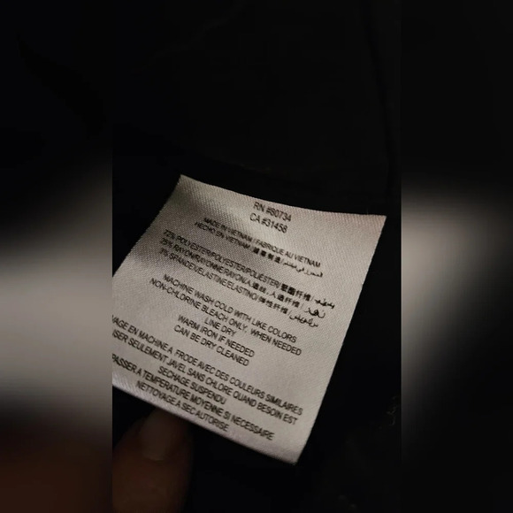 BCBGENERATION High Rise Straight Leg black trousers. Size 6 - Picture 6 of 7